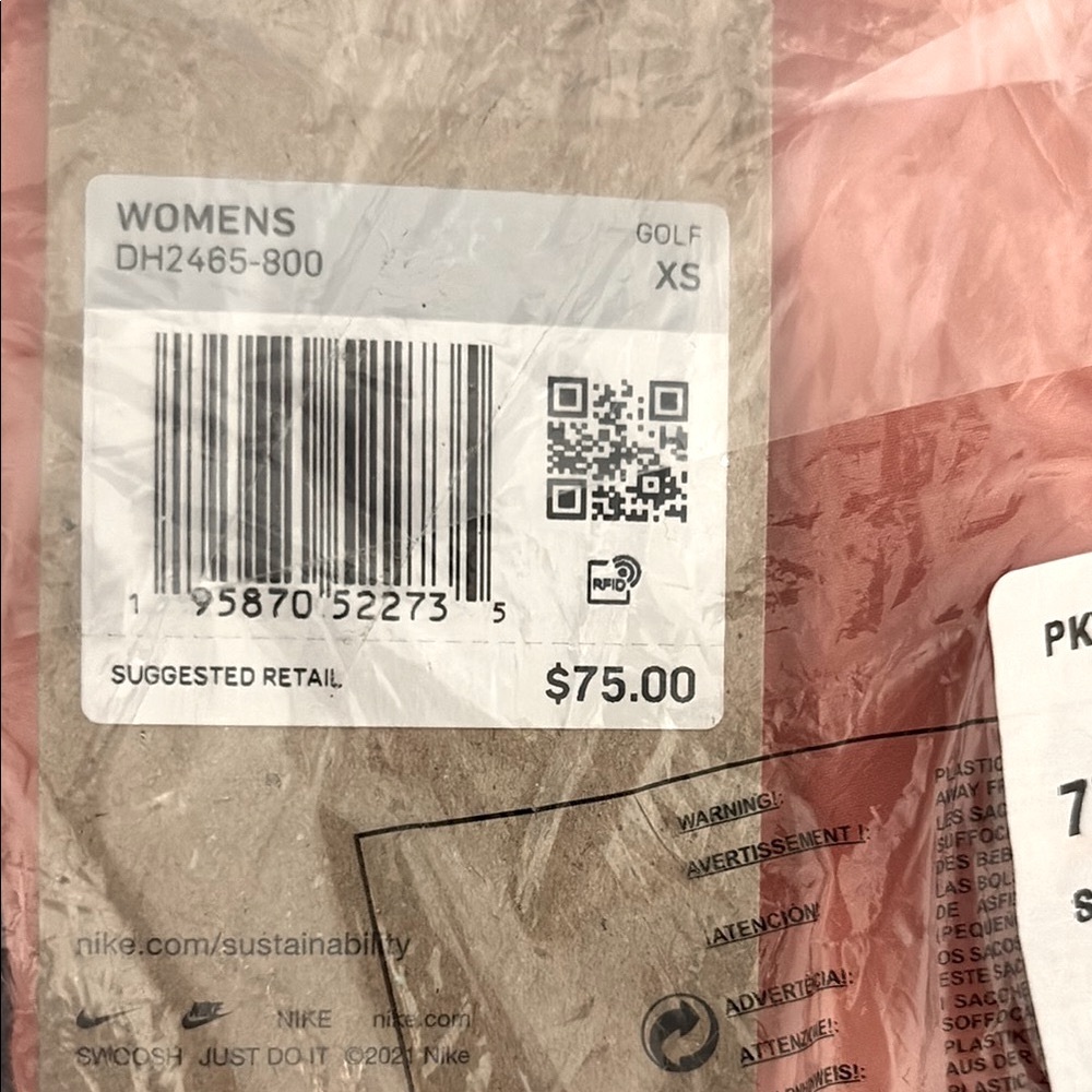 NWT [Nike] Club Dri-FIT Long Golf Summer Skort in Arctic Orange Women’s Sz XS - Picture 7 of 8